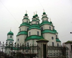 Свято-Троїцький собор Дніпропетровська палає у вогні